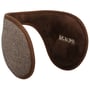 Herringbone Earband by McBURN donkerbruin