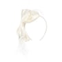 Uni Satin Fascinator by McBURN crèmewit