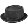 Odenton Pork Pie Stoffen Hoed by Stetson zwart