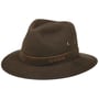Avasun Waxed Cotton Traveller by Stetson donkerbruin