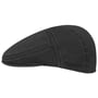 Paradise Katoen Flatcap by Stetson zwart