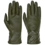 Leren Handschoenen met Wollen Voering by Roeckl donker groen