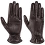Raffung Dames Handschoenen by Roeckl donkerbruin