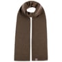Fine Merino Gebreide Sjaal by Lierys bruin