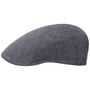 Madison Linnen Flatcap by Stetson grijs