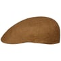 Madison Linnen Flatcap by Stetson bruin-gemêleerd