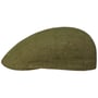 Madison Linnen Flatcap by Stetson groen