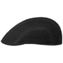 Madison Linnen Flatcap by Stetson zwart