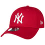 9Forty League Basic Yankees Cap by New Era rood