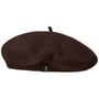 Wollen Baskenmuts by Borsalino bruin