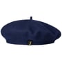Wollen Baskenmuts by Borsalino donkerblauw