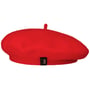 Wollen Baskenmuts by Borsalino rood