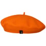 Wollen Baskenmuts by Borsalino oranje