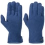 Walkloden Handschoenen met Leer by Roeckl koningsblauw