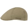 Texas Organic Cotton Flat Cap by Stetson donkerbeige