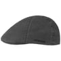 Texas Organic Cotton Flat Cap by Stetson zwart