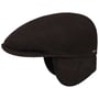 Kent Wool Earflaps Cap by Stetson donkerbruin