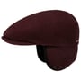 Kent Wool Earflaps Cap by Stetson bordeaux
