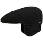 Kent Wool Earflaps Cap by Stetson zwart
