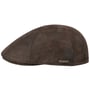 Texas Pigskin Gatsby Cap by Stetson donkerbruin