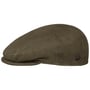 Leren Flatcap by Lierys olijfgroen