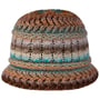 Alesund Gebreide Dameshoed by Lierys bruin-blauw