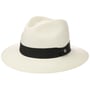 Georgo Panama Traveller Hoed by Lierys wit-zwart