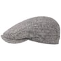 Belfast Silk Zijden Flat Cap by Stetson zwart-wit