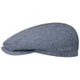 Belfast Silk Zijden Flat Cap by Stetson blauw