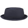Athens Cotton Pork Pie Hoed by Stetson donkerblauw