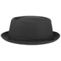 Athens Cotton Pork Pie Hoed by Stetson zwart