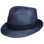 Málaga Trilby Strohoed by Lipodo blauw