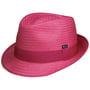 Málaga Trilby Strohoed by Lipodo fuchsia