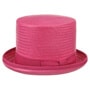 Rom Hoge Strohoed by Lipodo fuchsia