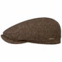 Belfast Classic Wool Flat Cap by Stetson bruin-zwart