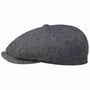 Hatteras Classic Wool Flat Cap by Stetson blauw-grijs