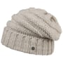 Long Beanie Gebreide Muts by Lierys lichtbeige