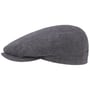 Belfast Linnen Zomer Flat Cap by Stetson grijs