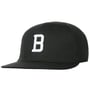 B Letter Snapback Cap zwart