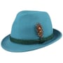 Klassieke Tiroler Wolvilthoed by Lipodo petrol blauw
