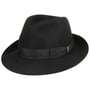 50 Gram Heren Fedora Hoed by Borsalino zwart-zwart