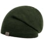 Fine Merino Long Beanie by Lierys olijfgroen