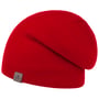 Fine Merino Long Beanie by Lierys rood