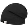 Fine Merino Long Beanie by Lierys zwart