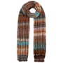Jasila Gebreide Sjaal by Lierys bruin-blauw