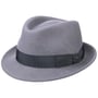 Classic Wool Trilby Hoed by Lierys grijs