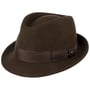 Classic Wool Trilby Hoed by Lierys donkerbruin