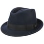 Classic Wool Trilby Hoed by Lierys blauw