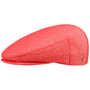 Inglese Linnen Flat Cap by Lierys rood