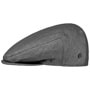 Inglese Linnen Flat Cap by Lierys zwart